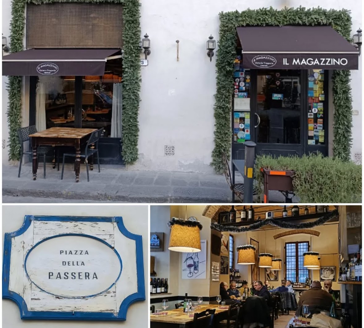 Lunch and dinner in Florence